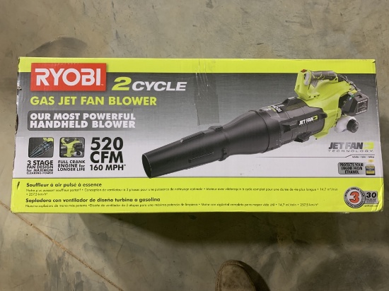 Ryobi 2 Cycle Gas Jet Fan Blower 520 CFM