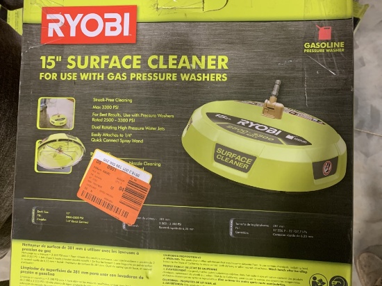 Ryobi 15" Surface Cleaner for Pressure Washer