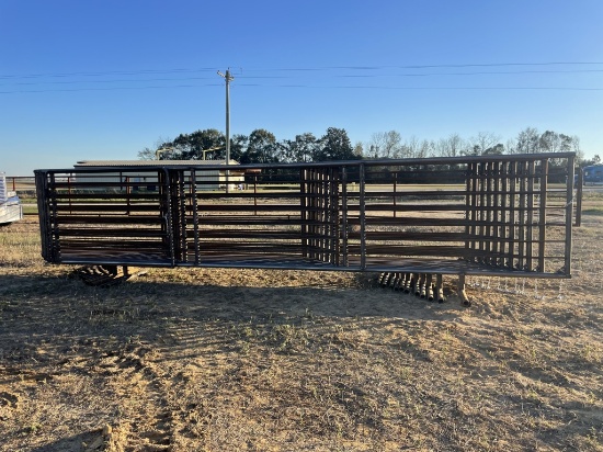 24FT Heavy Duty Free Standing Cattle Panel