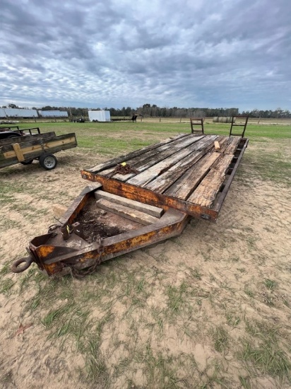 18' Pintle Hitch Trailer w/ Ramps