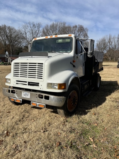 1994 International 8100 Flat Bed w/ Fuel Tank