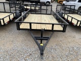 2022 Piggyback 12' Utility Trailer w/ Gate