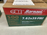 7.62x39 Barnual 500 rd Case