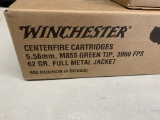 5.56mm Winchester 62 Gr Green Tip M855