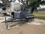 Pitts By JJ Tandem Axle BBQ Pit Trailer