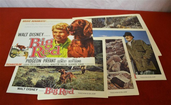 Walt Disney "Big Red" Lobby Cards