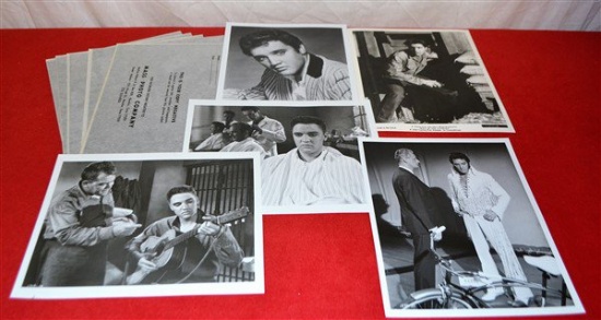 5 Elvis Photos w/negatives