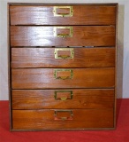 6 Wooden Drawer w/slides