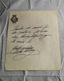 1 Signed Letter