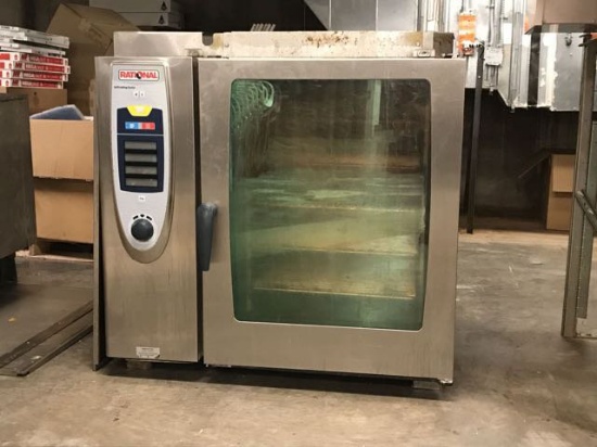 Rational Oven MOD. SCC102; SER. #: E12SE070420981. NOT WORKING