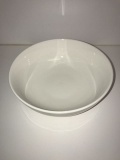 White porcelain large soup/ceral bowl - new