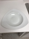3 point white bowl