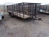 18' UTILITY TRAILER