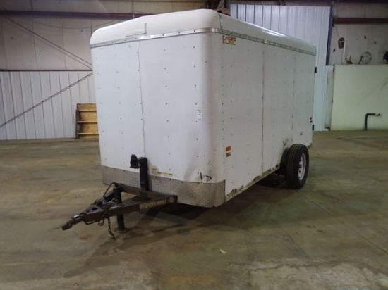 2012 TRAILER- PLEX 12’ ENCLOSED W/BACK & SIDE DOORS