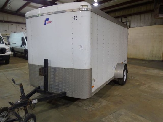 2010 PACE ENCLOSED TRAILER 12 ½’  W/BACK & SIDE DOOR