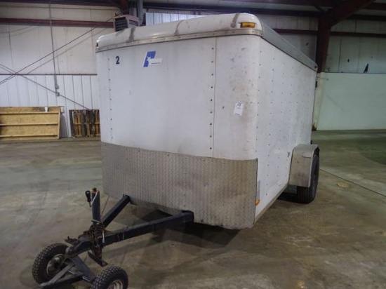 2001 PACE ENCLOSED TRAILER 10 ½’  W/BACK & SIDE DOORS