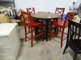 TABLE W/4 STOOLS
