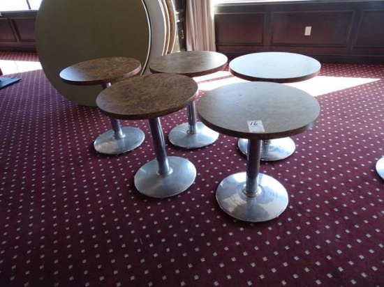 SHORT BAR TABLES (5X)