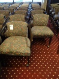 CAPTAIN CHAIRS CASTERED GREEN (15X)