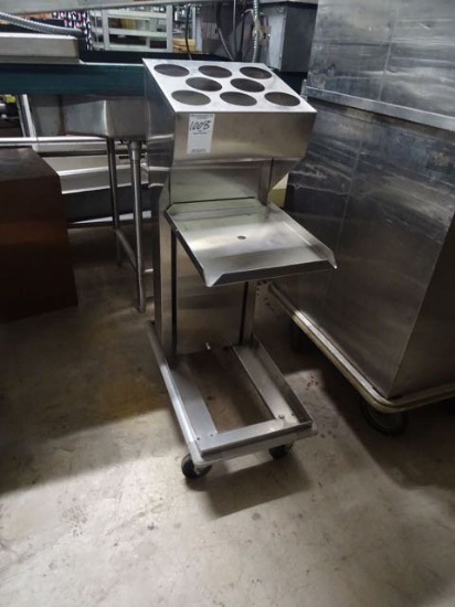 TRAY LOWERATOR W/SILVERWARE HOLDER