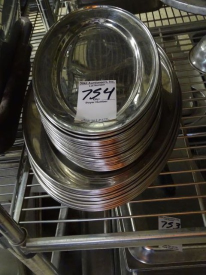 S/S SERVING TRAYS (X33)