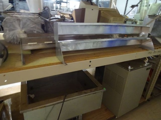 CONTROL BOX & 3- S/S SHELVES (X4)