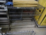 3 TIER WIRE RACK CASTERED