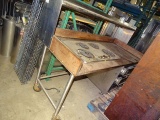 SYNTHITIC TABLE W/4 BURNER STOVE