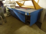 HOBART SALAD BAR BASE W/SNEEZE GUARD REFRIGERATED