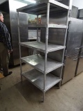 5 TIER ALUMINUM SHELF