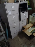 4 DRAWER FILE CABINET & 1 MISSING DRAWER X1