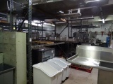 PALLET RACKS (X3) SECTIONS CAN NOT TAKE UNTIL STUFF IS OFF
