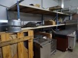 PALLET RACKING (X2) SECTIONS CAN’T TAKE UNTIL STUFF IS OFF
