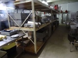 PALLET RACKING (X3) SECTIONS CAN’T TAKE UNTIL STUFF IS OFF