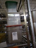 PLASTIC TUB W/LIDS (X3)