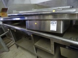 S/S DISH TABLE 6’ DIRTY SIDE