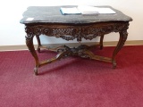 ANTIQUE MARBLE TOP TABLE