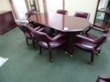 CONFERENCE TABLE W/6 CHAIRS