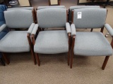 SIDE CHAIRS W/ARMS (X6)