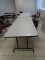 7-TABLES, 29-CHAIRS & PODIUM’S, GLASS & CHROME TABLE (X38)      (LOCATED BY SECURITY)
