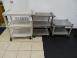 CASTERED CARTS (X3)