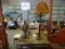 DECORATIVE PLATE, VASE, LAMP & URN, DECORATIVE LOOKING PIECE (X4)