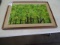 ART  CANVAS  GREEN TREES ARTISTS MATERIAL GRUMBACHER