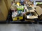C-CLAMPS, TOOLS, PAINT MATERIAL, COCKING GUN, WOOD FILLER, PLUMBING PARTS, DOWELING JIG & MISC