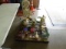 KING GASPAR, FOX, ANGLE, ROOSTER, DECORATIVE JUGS, DECORATIVE PLATE & MISC