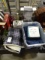 GLASS BOTTLES, CANDLE HOLDERS, FULL SIZE SHEET, BLANKET & MISC