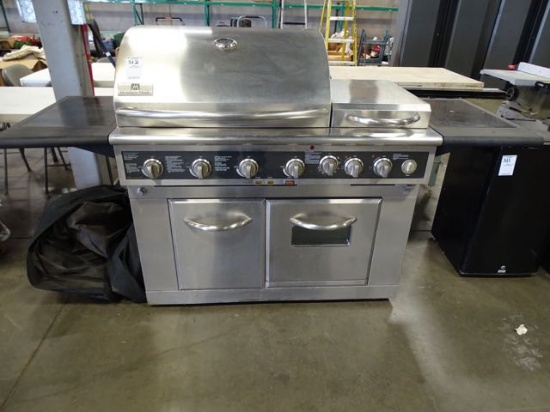 MEMBERS MARK PROPANE GRILL W/BOTTOM OVEN & COVER MD: 720-0586