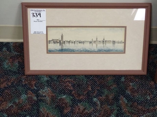 ART, DIFFERENT CITY VIEWS (X5)