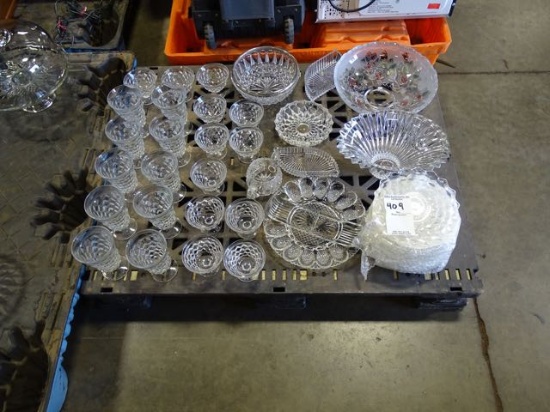 CRYSTAL PLATES, CUPS, BOWLS, & SERVING DISHES