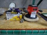 ROCKFORD 10” POLISHER/BUFFER & 2 CENTRAL PNEUMATIC 20FL OZ SPRAY GUNS (X3)